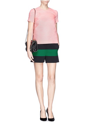 Figure View - Click To Enlarge - STELLA MCCARTNEY - 'Tina' tweed fleck shell top