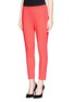 Front View - Click To Enlarge - STELLA MCCARTNEY - Zip cuff elastic jogging pants