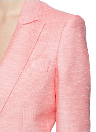 Detail View - Click To Enlarge - STELLA MCCARTNEY - Napped tweed tailored jacket