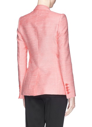 Back View - Click To Enlarge - STELLA MCCARTNEY - Napped tweed tailored jacket