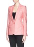 Front View - Click To Enlarge - STELLA MCCARTNEY - Napped tweed tailored jacket