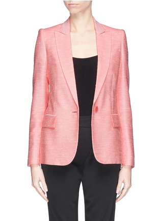 Main View - Click To Enlarge - STELLA MCCARTNEY - Napped tweed tailored jacket