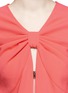 Detail View - Click To Enlarge - STELLA MCCARTNEY - Bow cutout front cady top