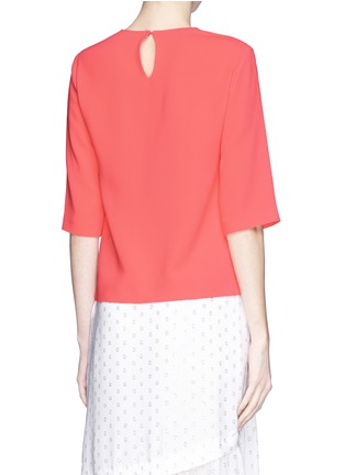 Back View - Click To Enlarge - STELLA MCCARTNEY - Bow cutout front cady top