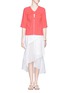 Figure View - Click To Enlarge - STELLA MCCARTNEY - Bow cutout front cady top