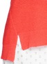 Detail View - Click To Enlarge - STELLA MCCARTNEY - Open back cashmere-silk sweater