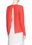 Back View - Click To Enlarge - STELLA MCCARTNEY - Open back cashmere-silk sweater