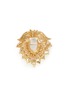 Detail View - Click To Enlarge - KENNETH JAY LANE - Crystal pearl lotus brooch