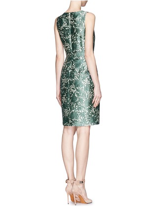 Back View - Click To Enlarge - J.CREW - Collection silk shantung dress in photo lace