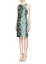 Figure View - Click To Enlarge - J.CREW - Collection silk shantung dress in photo lace