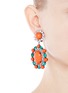 Figure View - Click To Enlarge - KENNETH JAY LANE - Crystal pavé strass drop clip earrings