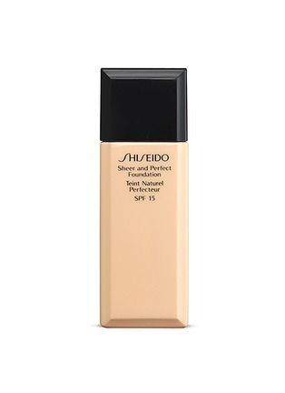 Main View - Click To Enlarge - SHISEIDO - Sheer and Perfect Foundation - Natural Light Ochre