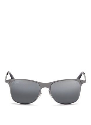 Main View - Click To Enlarge - RAY-BAN - 'Wayfarer Flat Metal' sunglasses