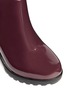 Detail View - Click To Enlarge - MELISSA - 'Soldier' matte heel glossy rubber Chelsea boots
