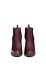 Figure View - Click To Enlarge - MELISSA - 'Soldier' matte heel glossy rubber Chelsea boots