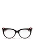 Main View - Click To Enlarge - - - Cat eye optical glasses