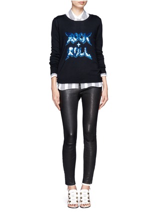 Figure View - Click To Enlarge - MARKUS LUPFER - Natalie 'Rock + Roll' sequin sweater