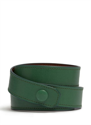 Back View - Click To Enlarge - GIVENCHY - Obsedia wrapped leather bracelet