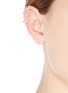 Figure View - Click To Enlarge - REPOSSI - 'Berbère' diamond rose gold 3-hoop ear cuff