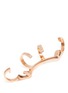 Detail View - Click To Enlarge - REPOSSI - 'Berbère' diamond rose gold 4-hoop ear cuff