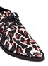 Detail View - Click To Enlarge - MC Q SHOES - Kim leopard print leather Derbies