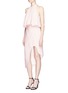 Figure View - Click To Enlarge - C/MEO COLLECTIVE - 'First Impression' asymmetric crepe skirt