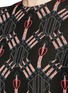 Detail View - Click To Enlarge - VALENTINO GARAVANI - 'Couture' Love Blade print crepe insert dress