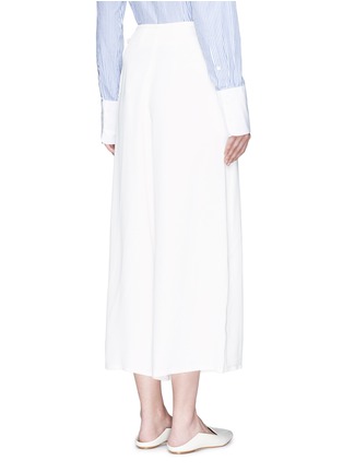 Back View - Click To Enlarge - KHAITE - 'Edith' belted mock wrap front pants