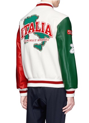 Back View - Click To Enlarge - OPENING CEREMONY - Global varsity jacket – Italy