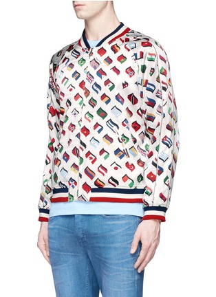 Front View - Click To Enlarge - OPENING CEREMONY - Global Varsity reversible jacket – Around The World