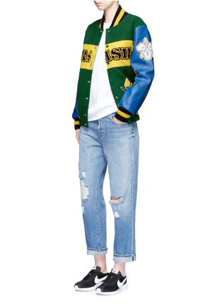 Detail View - Click To Enlarge - OPENING CEREMONY - Global varsity jacket – Brazil