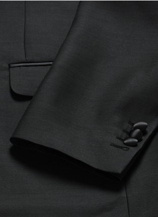  - 71465 - 'Beverly Hills' satin trim wool-silk tuxedo suit