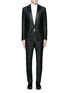 Main View - Click To Enlarge - 71465 - 'Beverly Hills' satin trim wool-silk tuxedo suit