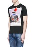 Front View - Click To Enlarge - 71465 - Punk print T-shirt