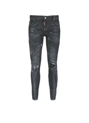 Main View - Click To Enlarge - 71465 - 'Clement' distressed slim fit jeans