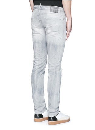 Back View - Click To Enlarge - 71465 - Slim fit rip and repair jeans