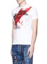 Front View - Click To Enlarge - 71465 - Textured print T-shirt
