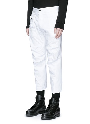 Front View - Click To Enlarge - 71465 - 'Tizzy' cropped cotton chinos