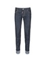 Main View - Click To Enlarge - 71465 - 'Slim' rolled cuff jeans