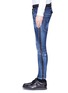Detail View - Click To Enlarge - 71465 - Slim fit contrast waist layered jeans