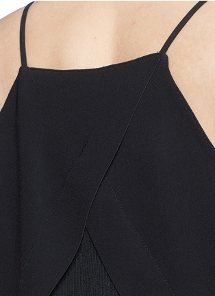 Detail View - Click To Enlarge - VINCE - Textured crepe racerback camisole