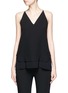 Main View - Click To Enlarge - VINCE - Textured crepe racerback camisole