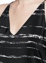 Detail View - Click To Enlarge - VINCE - Shadow Stripe silk racerback camisole