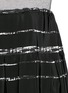 Detail View - Click To Enlarge - VINCE - Shadow Stripe pleated silk skirt