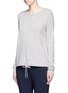 Front View - Click To Enlarge - VINCE - Drawstring hem wool-cashmere sweater