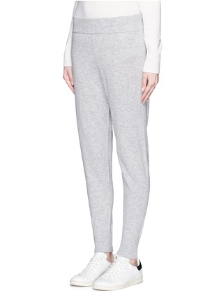 Front View - Click To Enlarge - VINCE - Wool-cashmere jogging pants