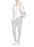 Figure View - Click To Enlarge - VINCE - Wool-cashmere jogging pants