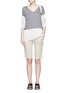 Figure View - Click To Enlarge - VINCE - Easy fit colourblock Merino wool blend sweater