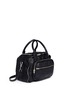 Front View - Click To Enlarge - ALEXANDER WANG - 'Eugene' washed leather zip satchel