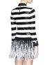 Back View - Click To Enlarge - ALICE & OLIVIA - 'Marlee' sequin stripe wool knit sweater